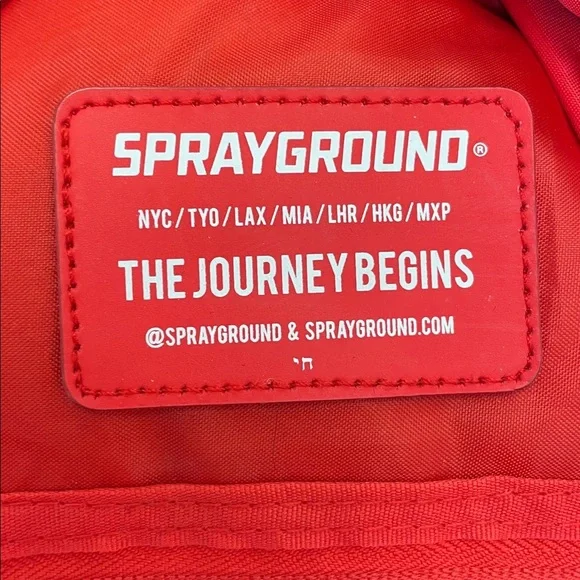 Sprayground - Lil Leopard Shark Mini Backpack, Leopard - Picture 4 of 10